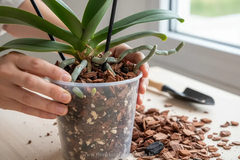 Escolha do substrato e vaso ideal para o replantio de orquídeas